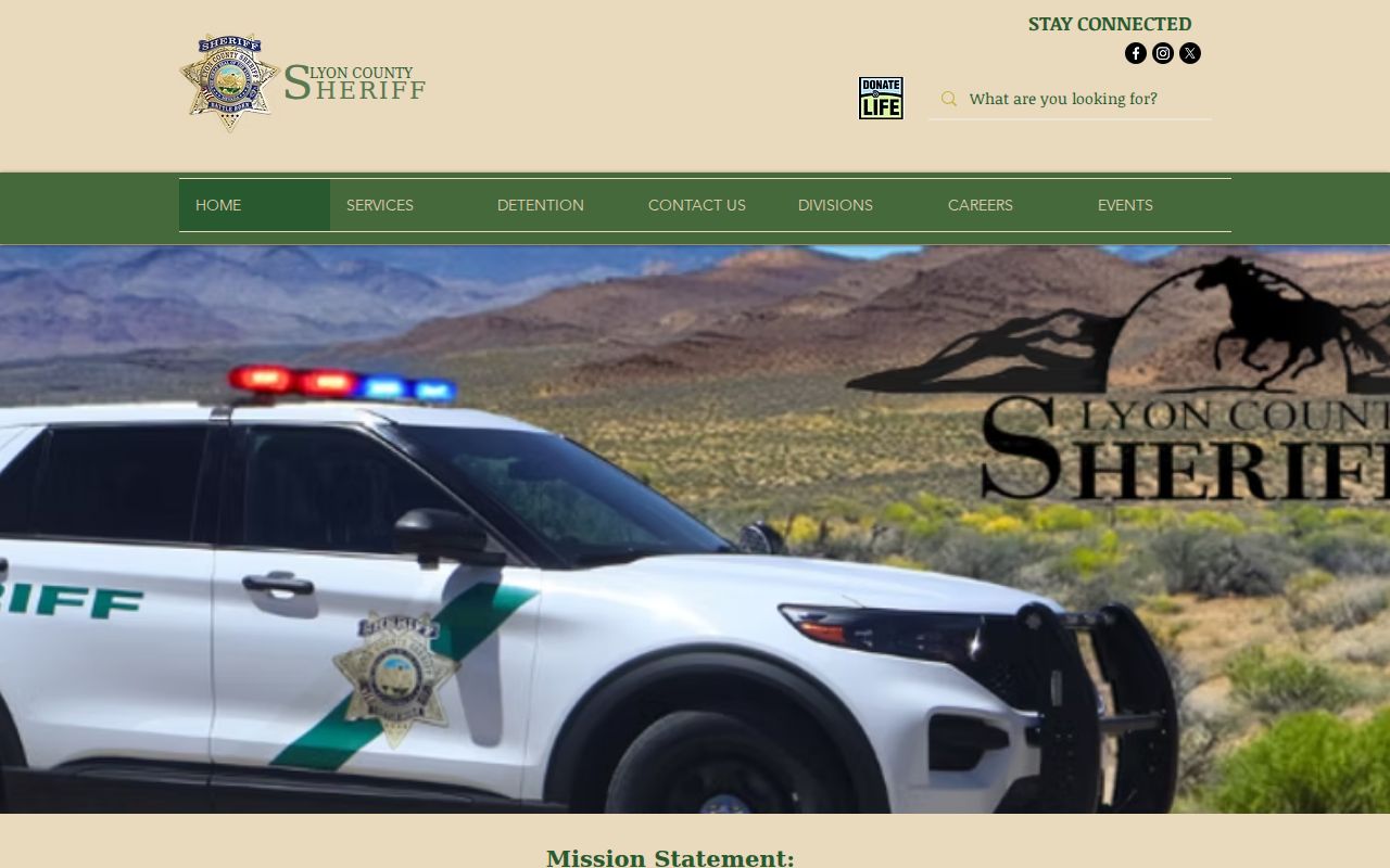 Lyon County Sheriff's Office official home page